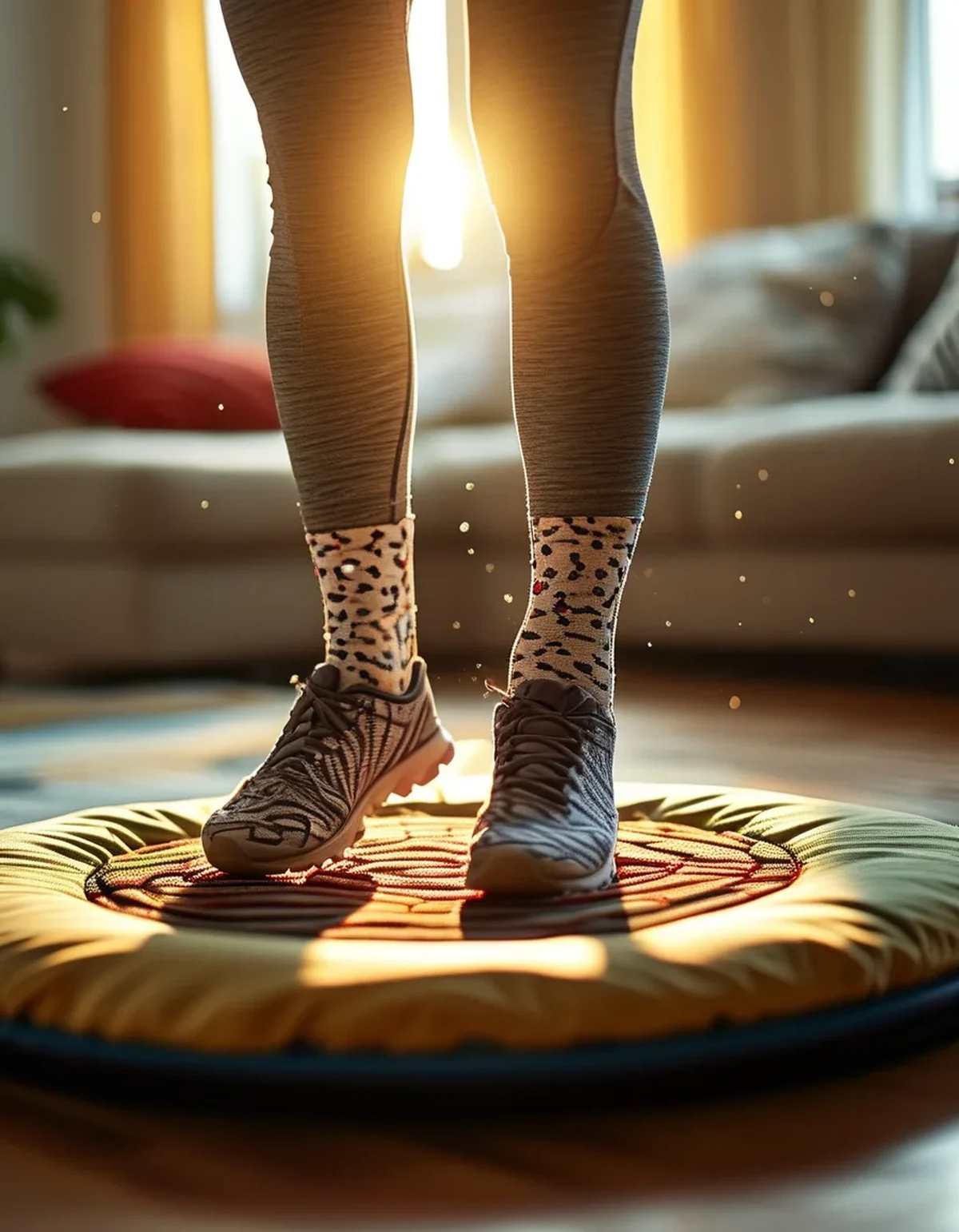 Barefoot, Grip Socks, or Shoes: What to Wear on a Rebounder