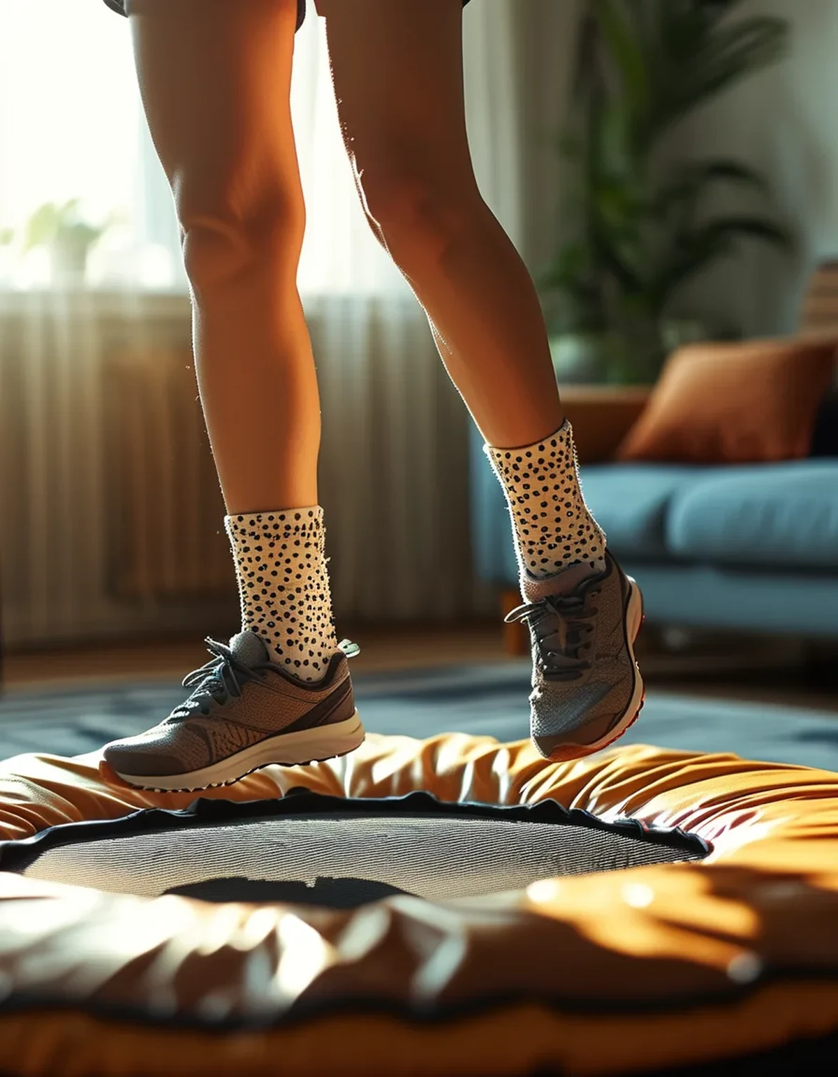 Barefoot, Grip Socks, or Shoes: What to Wear on a Rebounder
