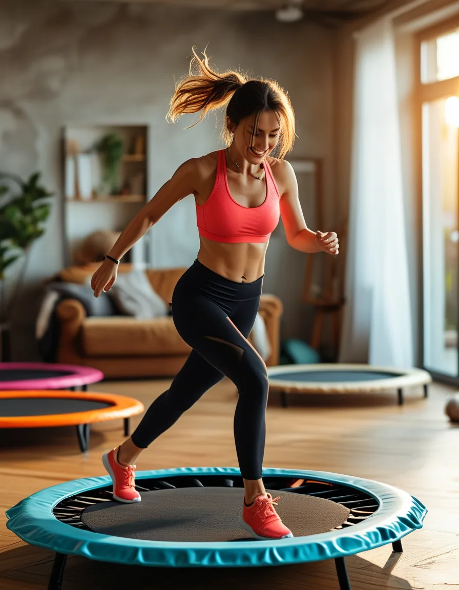 Rebounder Cardio: How to Turn a Mini Trampoline Into a Serious HIIT Workout
