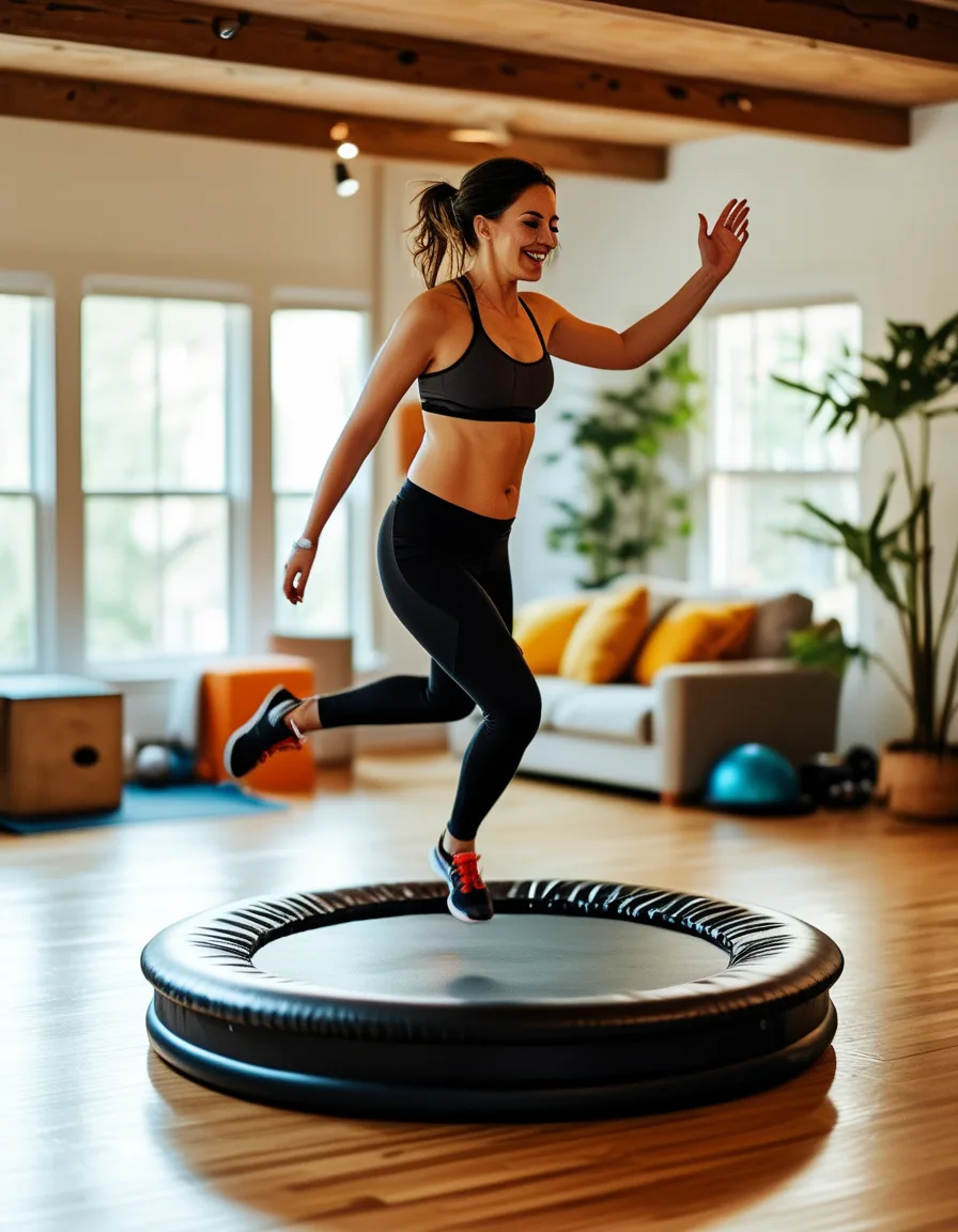 Why a Mini Trampoline Workout Can Feel Deceptively Easy While Still Delivering a Real Cardio Load